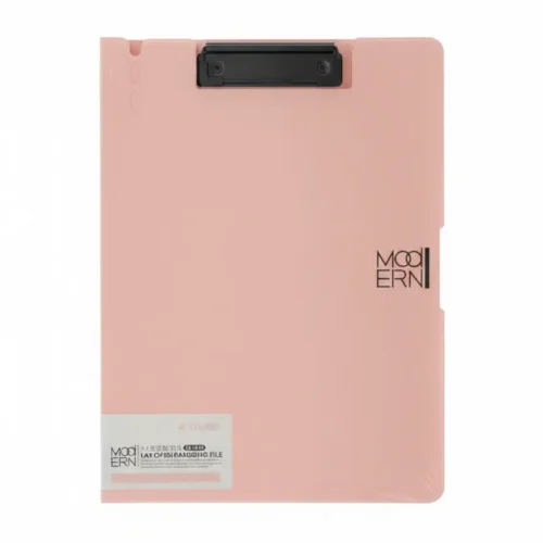 porte bloc pince double plastique dingli format A4