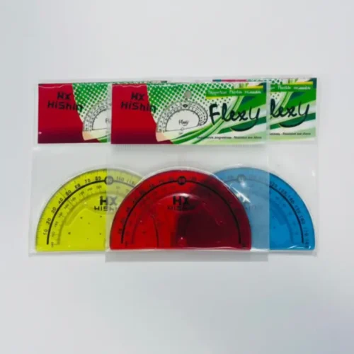 rapporteur flexible transparent pour géométrie scolaire