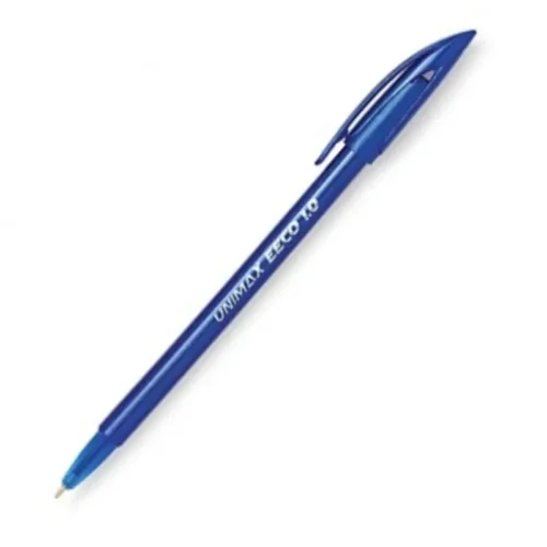 stylo à bille EECO UNIMAX Bleu écriture fluide