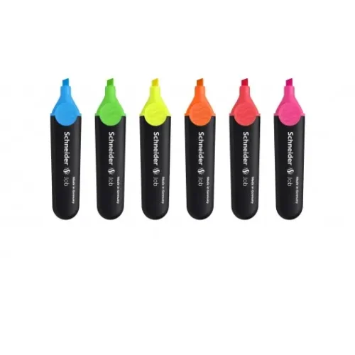 marqueur fluo SCHNEIDER 6 couleurs vives