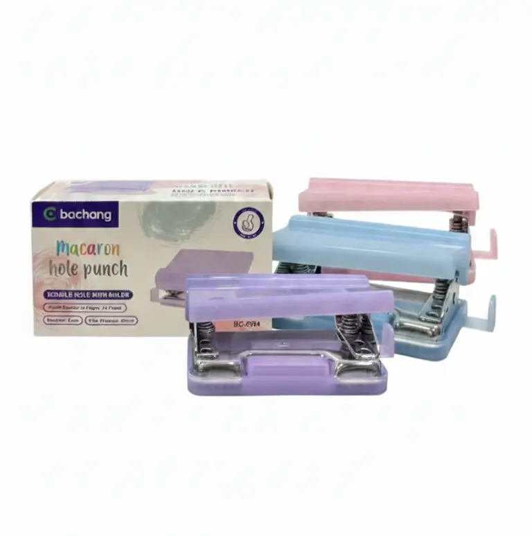 Perforatrice plastique pastel Bachang FA1660-12 compacte