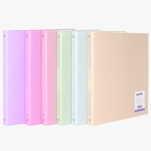 Classeur PP souple 20 mm Velvet Pastel