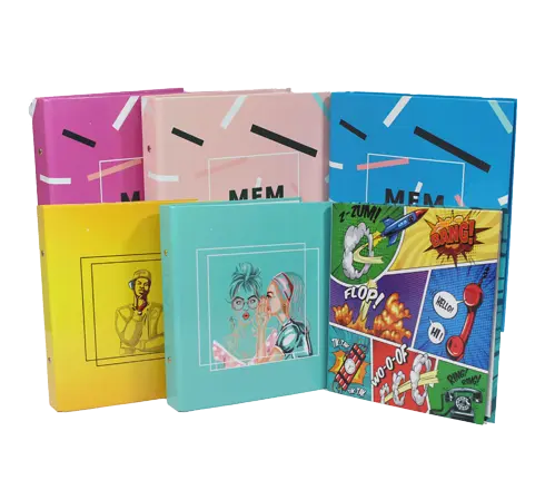 Classeur fantaisie A4 4 anneaux 30 mm