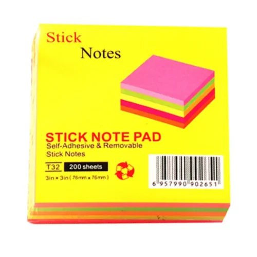 stick note fluo 75x75