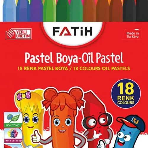 pastels à huile Fatih 18 couleurs dessin