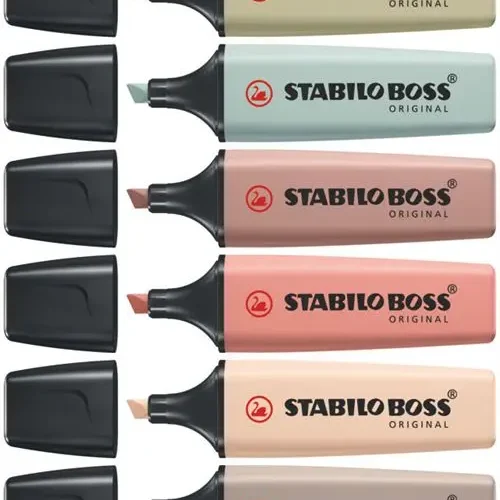 Set de 6 marqueurs Stabilo Nature Colors couleurs naturelles