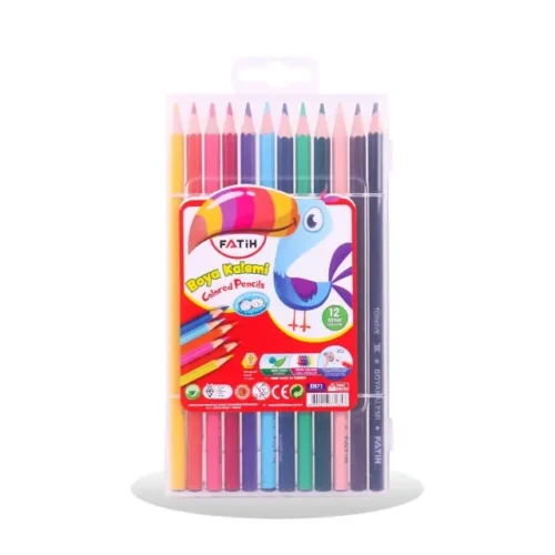 crayons de couleur Fatih plastique 12/18