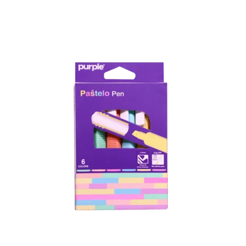 Etui 6 surligneurs PASTELO PEN couleurs vives