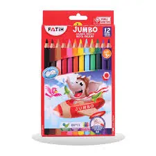 crayons couleur jumbo Fatih 12 crayons