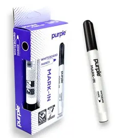Marqueurs tableau Mark-In Purple pour tableaux blancs et ardoises