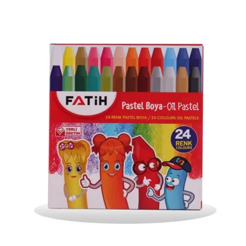 pastels à huile Fatih 24 couleurs dessin