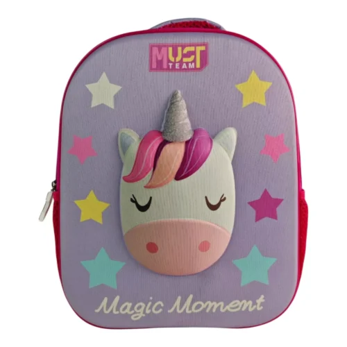 Sac à dos enfant MUST Team - Magic Moment Licorne - Lilas